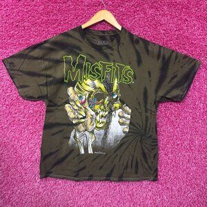 Misfits Mommy Can I Go Out & Kill Oversized Band Tie Dye M